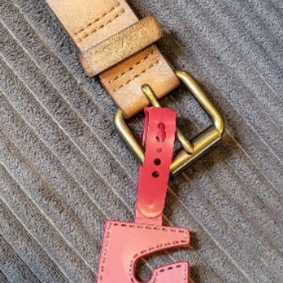 Levi's Belt Mens Small Brown Faux Leather Riveted Belt NWT - Picture 8 of 11